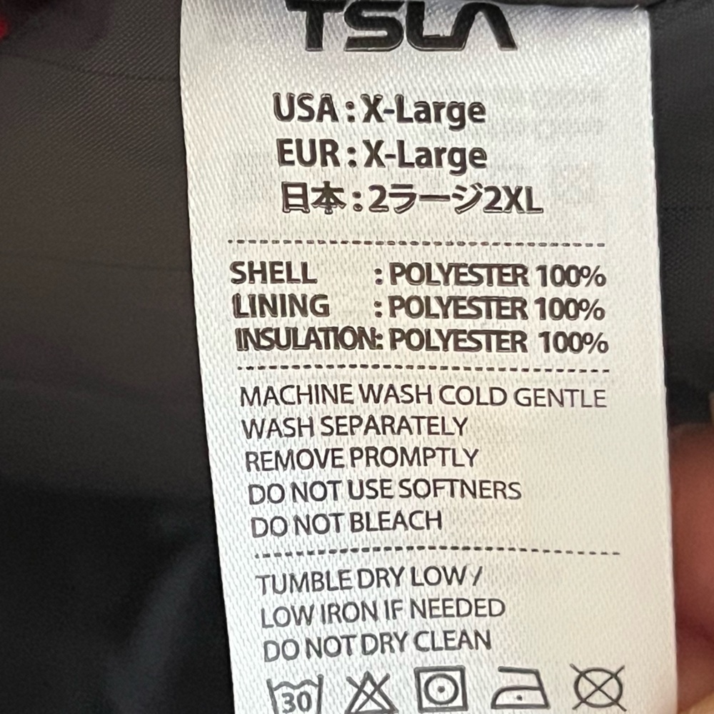 TSLA Red Winter Snow Snowboard Ski Bib Pants XL - Picture 11 of 11